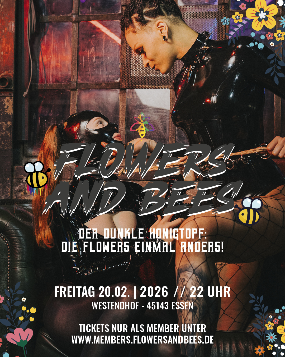 02_Flowers and Bees Veranstaltungsgrafiken_Februar_
