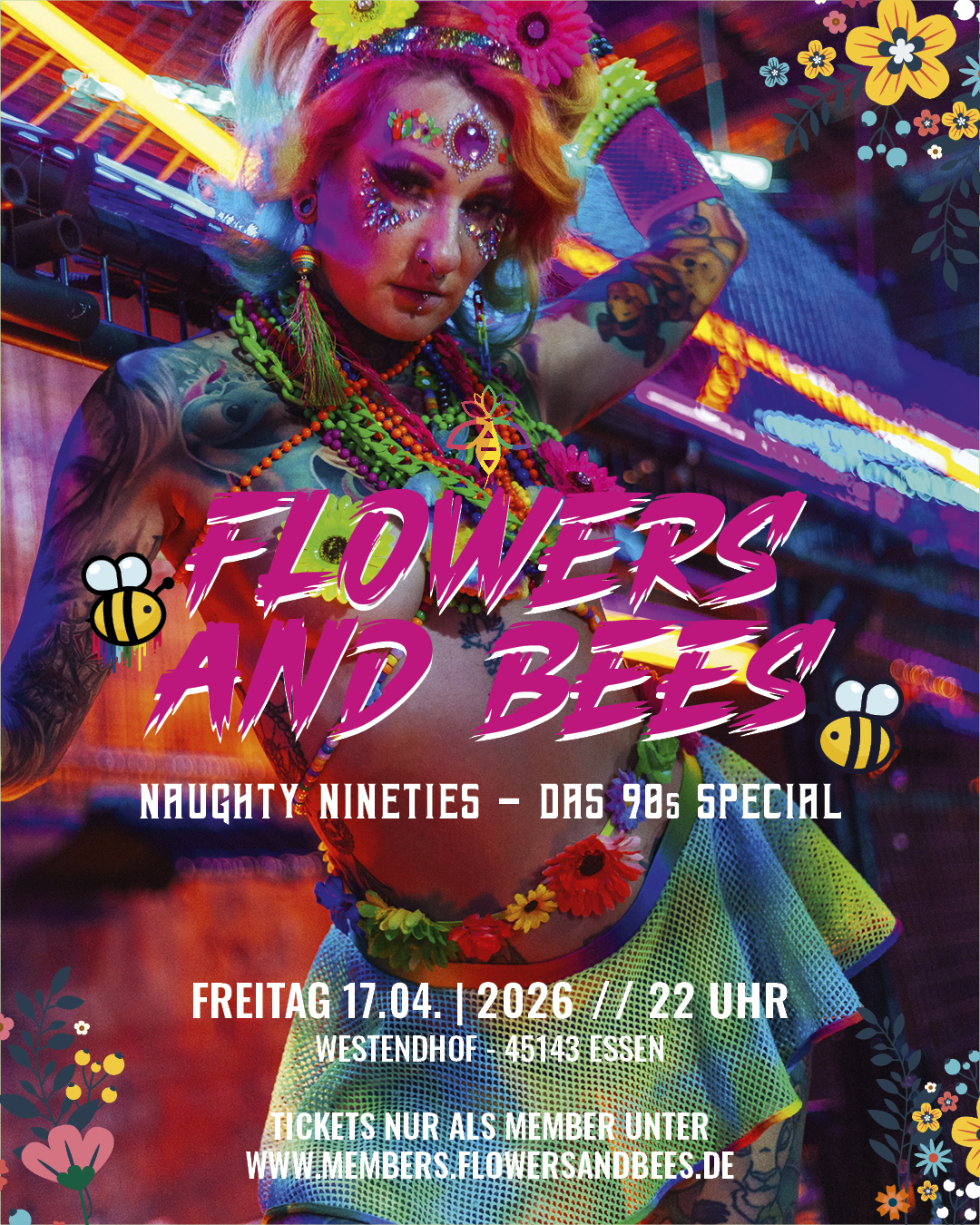 04_Flowers and Bees Veranstaltungsgrafiken_April_